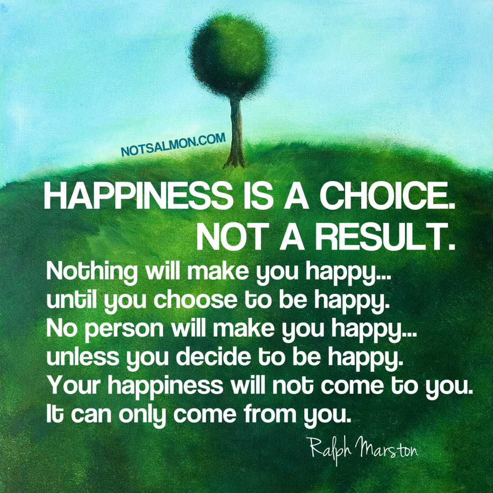 Is Happiness A Choice